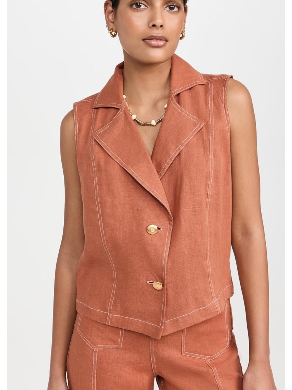 Culthera Explorer Vest Burnt Orange sz S